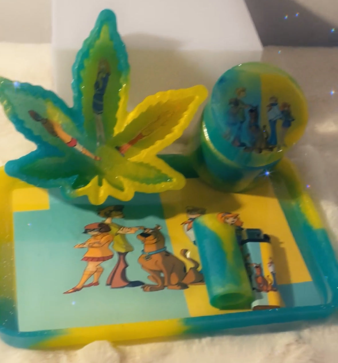 Rolling Tray Set
