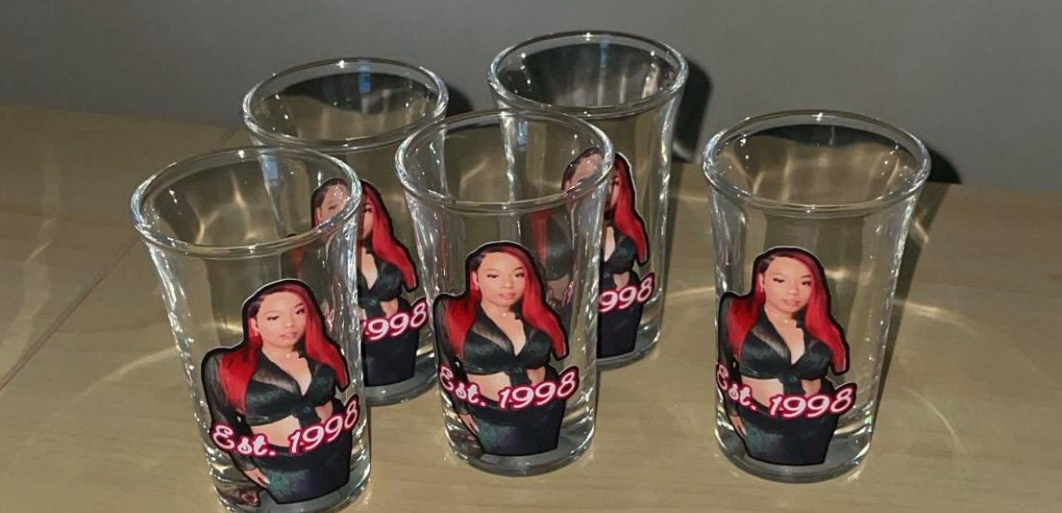 Custom shot glasses