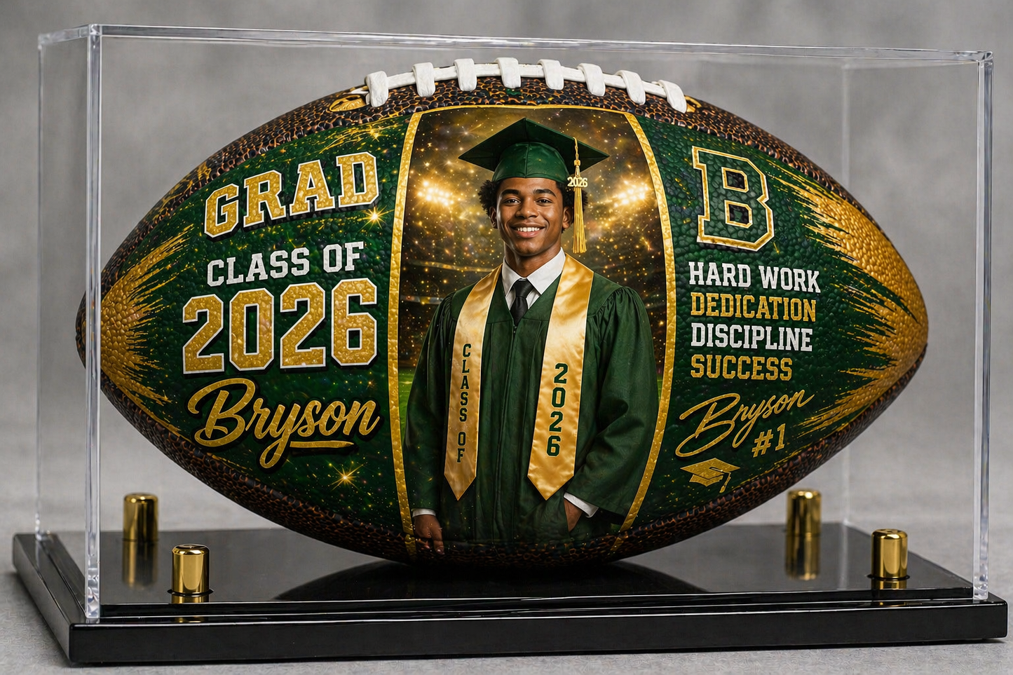 Custom senior football