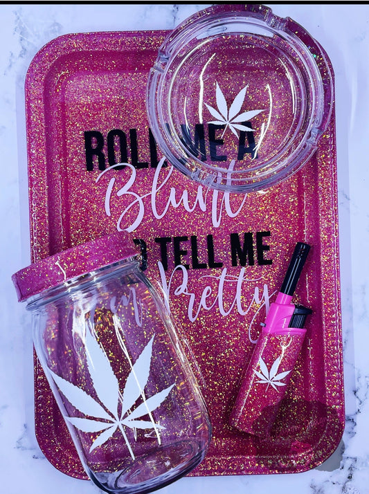 Rolling Tray Set