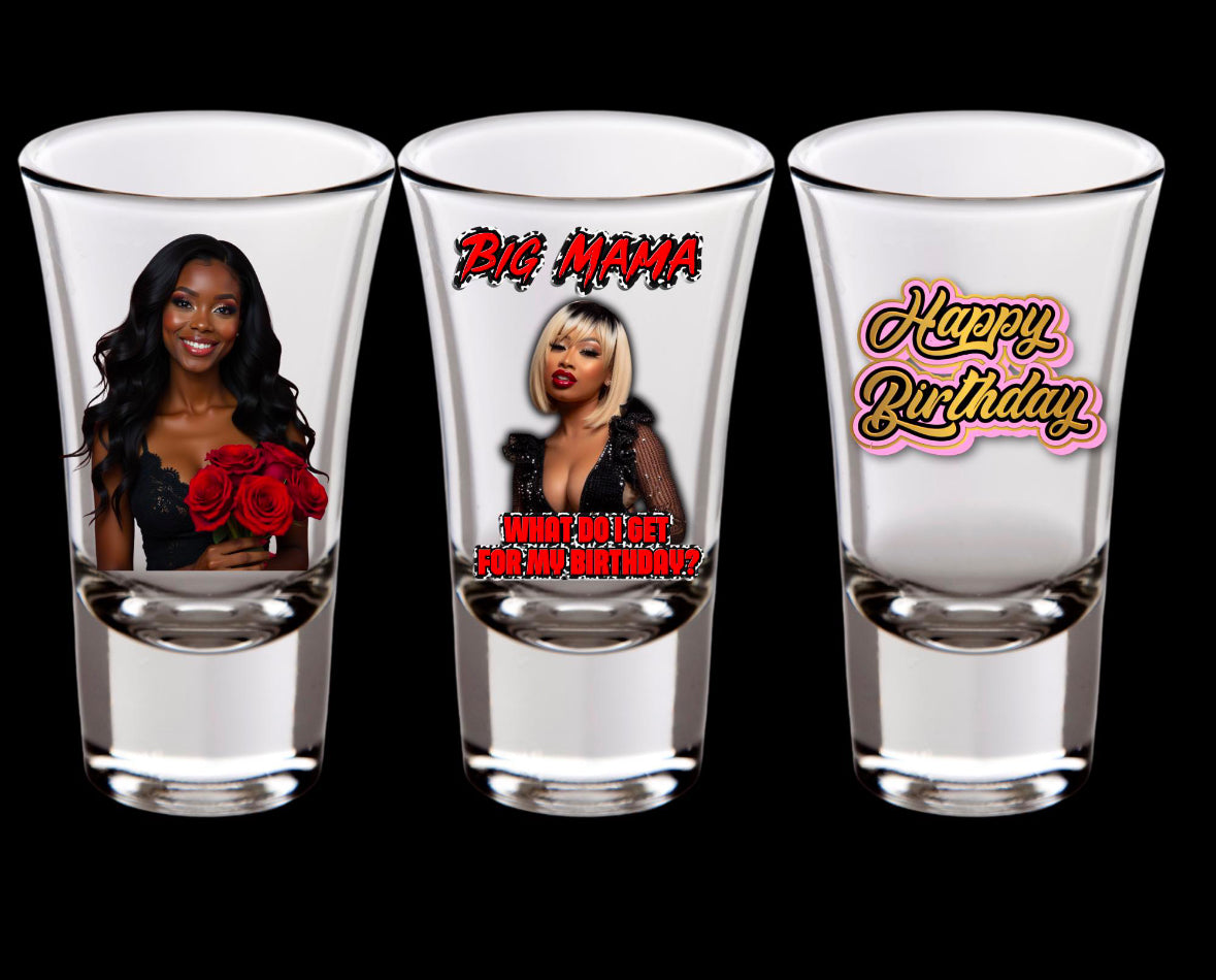 Custom shot glasses