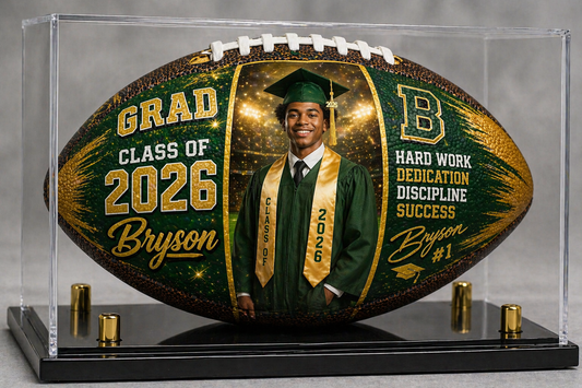 Custom senior football