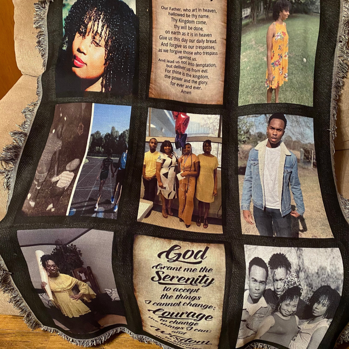 Custom 9 panel blanket